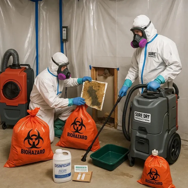 Contaminated Water Handling Protocols process in Bunk Foss, WA